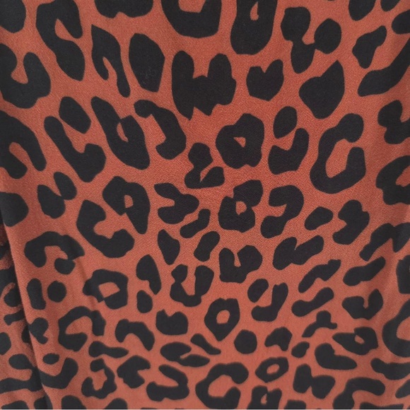 Lovers + FRIENDS REVOLVE Tina Leopard Rushed
Side Tie Square Neck Dress SMALL - Picture 8 of 11